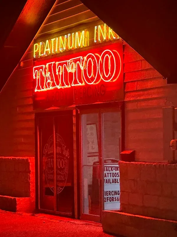 Platinum Ink Tattoo & Body Piercing — Tattoo and piercing shop in Austin